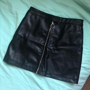 Forever 21 leather skirt